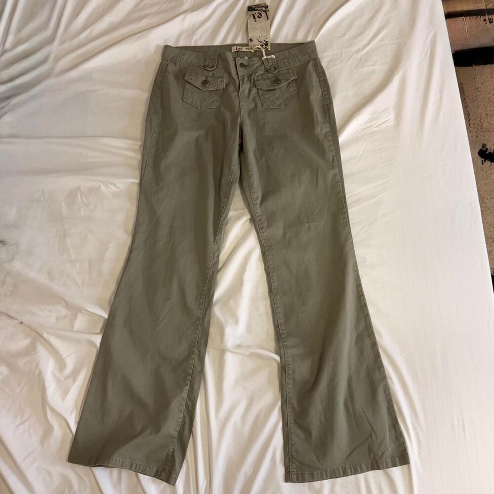 Lei Women's Khaki and Green Trousers
